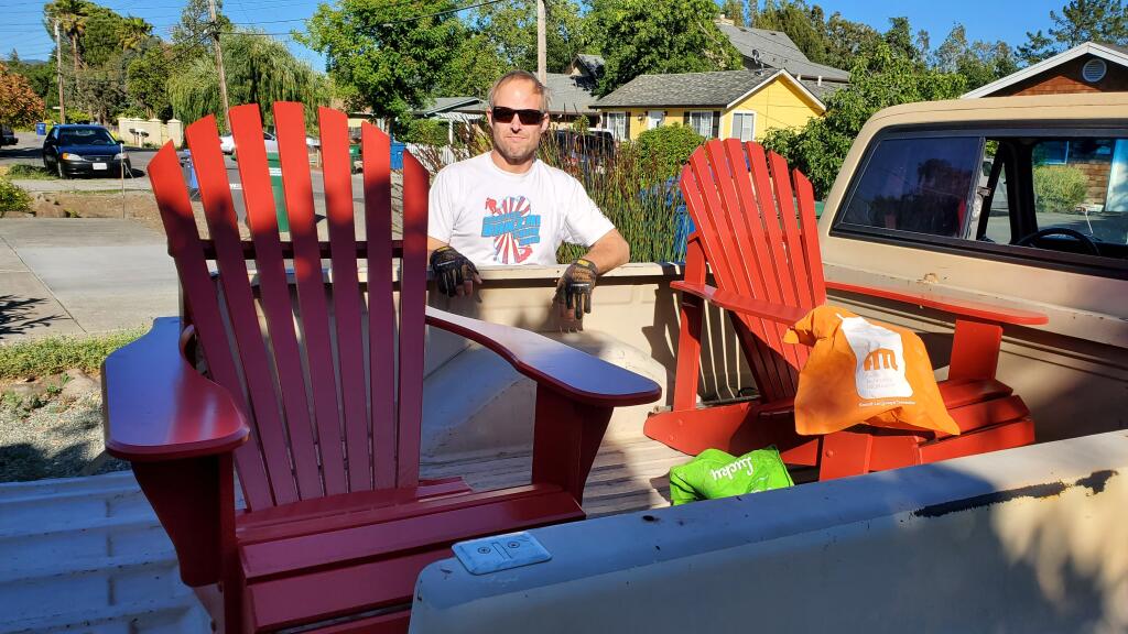 Stephen Calhoun is moving his Adirondack-chair-making operations to Highway 12 in the Springs.