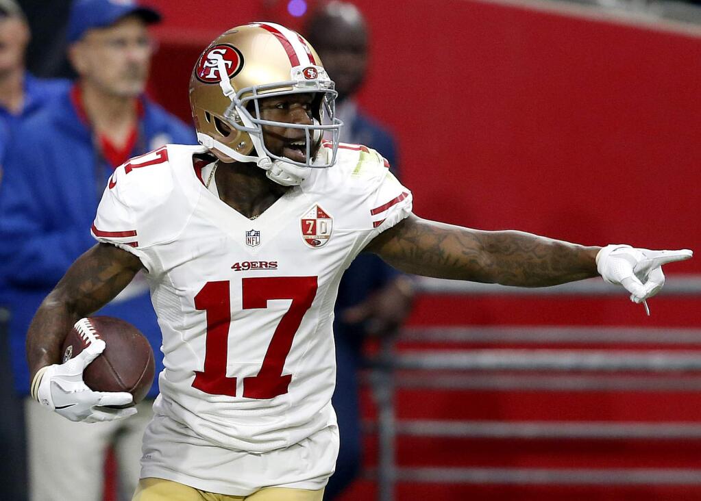 Wide receiver Jeremy Kerley and the San Francisco 49ers will open the 2017 NFL season at home against the Carolina Panthers on Sept. 10. (AP Photo/Ross D. Franklin)
