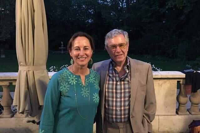 'Here's a photo of Ségolène Royal, Minister of Ecology, Sustainable Development, and Energy, and 3rd in line of the French presidency, taken at a Ministry of Environment dinner she hosted honoring me and Kat during the installation.' - Bernie Krause