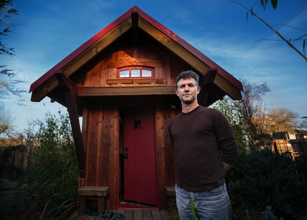 Jay Shafer and his Tiny House in Graton