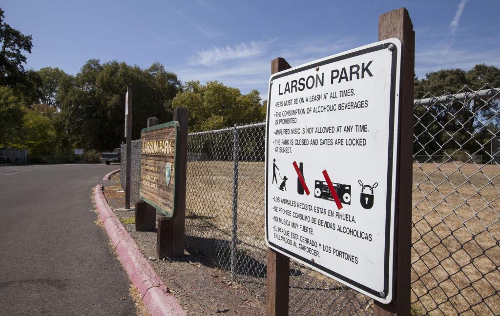 Larson Park in Agua Caliente. (Robbi Pengelly/ Index-Tribune)