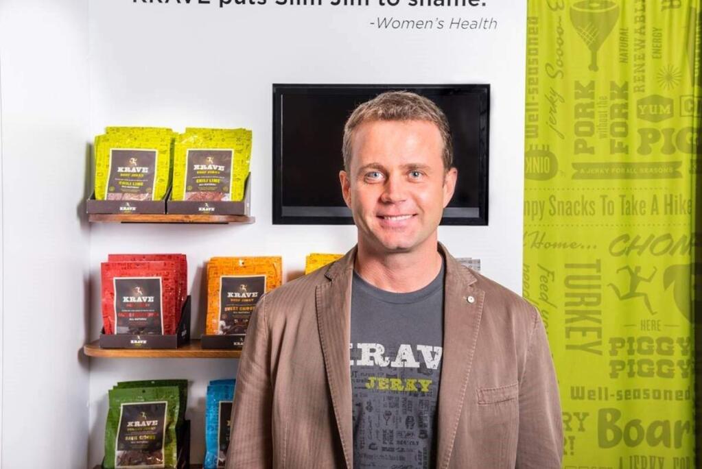 Krave General Manager Shane Chambers; he reports to the 'head of snacking' at Hershey.