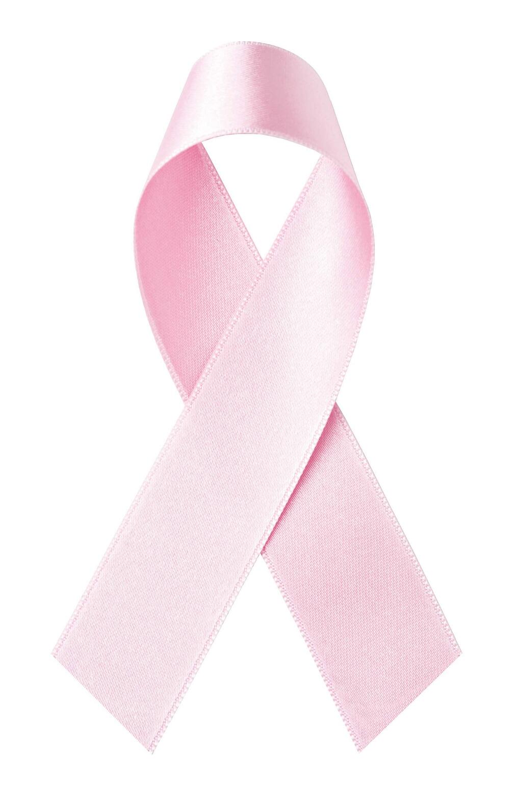 Breast Cancer Awareness Month pink ribbon. Think Pink.