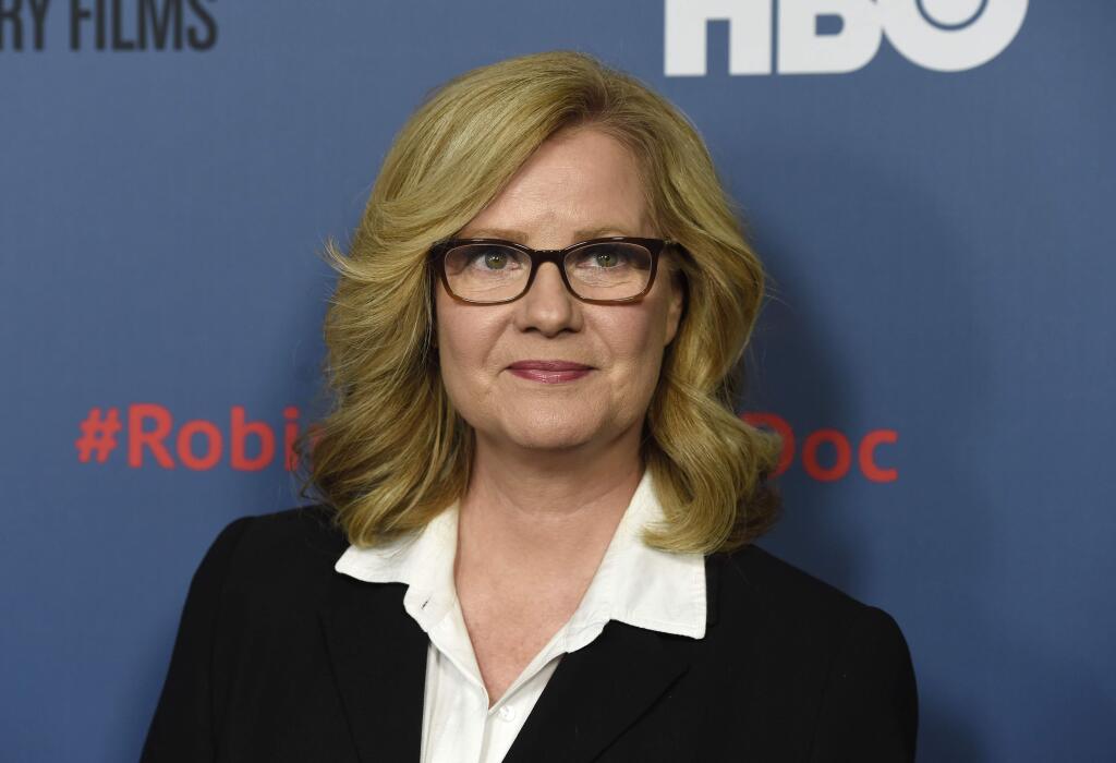 Bonnie Hunt arrives at the Los Angeles premiere of 'Robin Williams: Come Inside My Mind' at the TCL Chinese Theatre on Wednesday, June 27, 2018. (Photo by Chris Pizzello/Invision/AP)