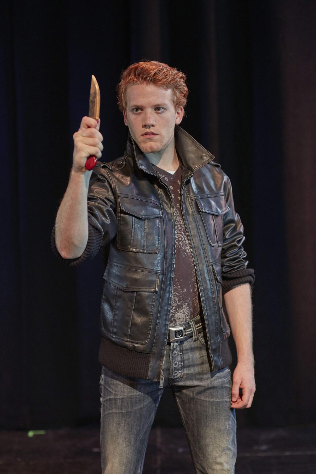 DAVID PAPASSonoma State University Dept. of Theatre Arts & Dance presents 'Hamlet' from May 4 to May 8, 2016. Matt Lindberg is pictured as Hamlet. Photo by David Papas