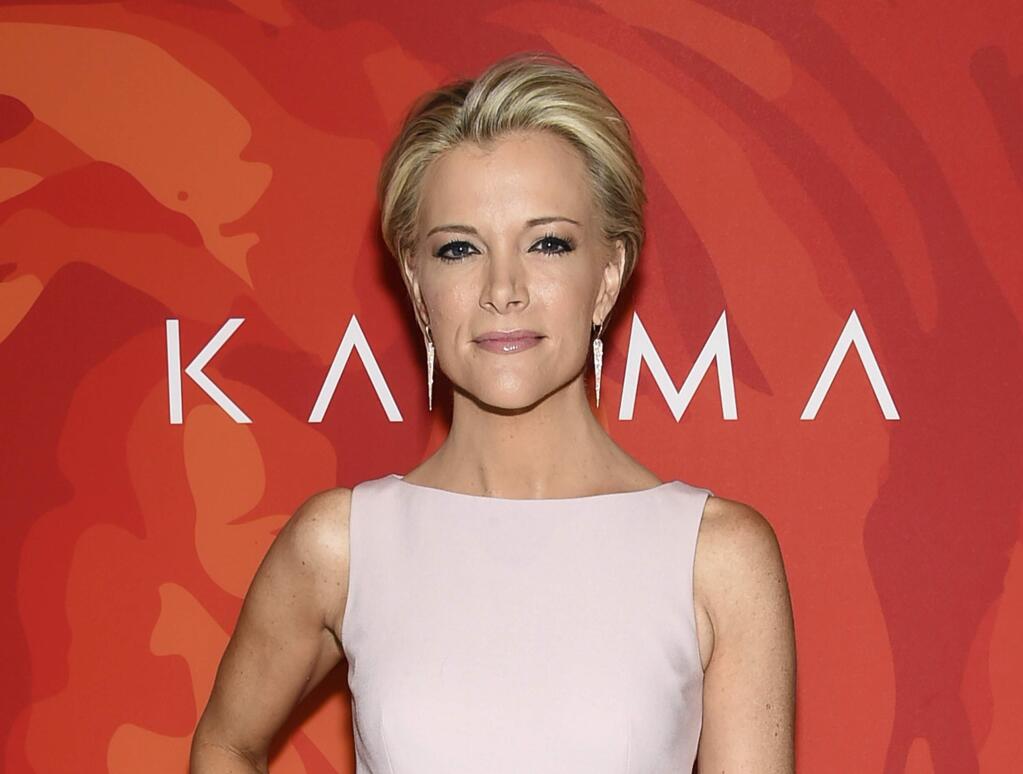 FILE - In this April 8, 2016 file photo, Megyn Kelly attends the 2016 Variety's Power of Women: New York in New York. (Photo by Evan Agostini/Invision/AP, File)