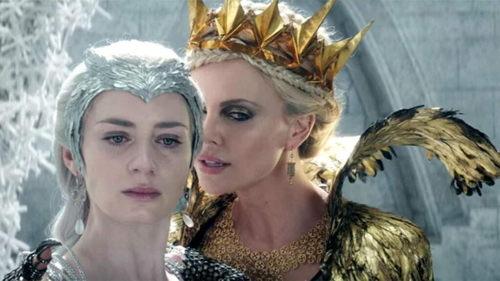 Emily Blunt and Charlize Theron sadly share less screen time than the previews promise.