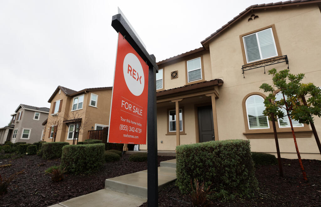 A home for sale on Kirby Place in Rohnert Park on Monday, December 13, 2021.  (Christopher Chung/ The Press Democrat)
