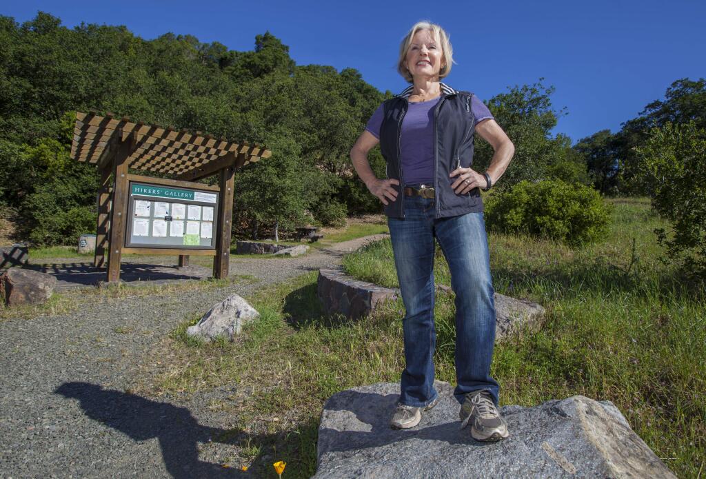 Joanna Kemper will be honored during Arbor Day ceremonies with this year's Rotary Club Conservation Award. The life-long environmentalist has long been a champion of teaching schoolkids to appreciate the world of nature. (Photo by Robbi Pengelly/Index-Tribune)