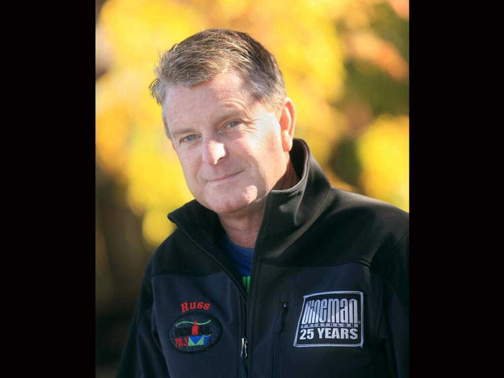 Russ Pugh, the director of the Vineman Ironman race, Thursday November 19, 2015. (Kent Porter / Press Democrat) 2015