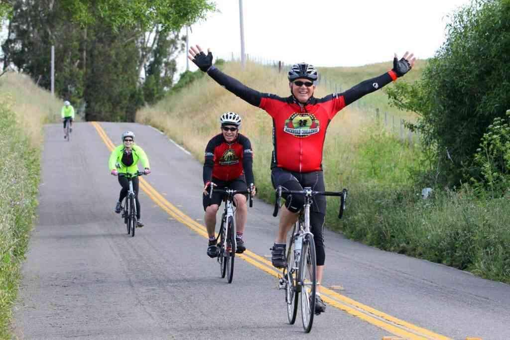 Riders participate in the Sonoma County Backroad Challenge.