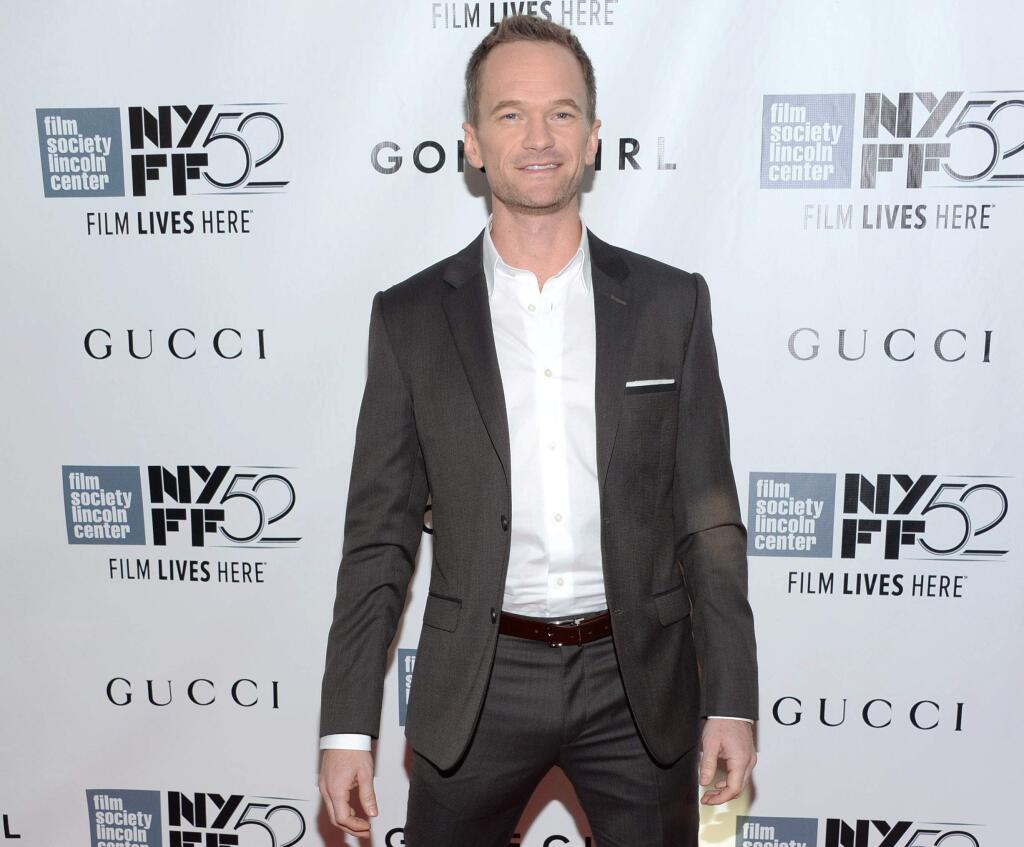 Neil Patrick Harris arrives at 2014 NYFF - 'Gone Girl' opening night world premiere on Friday, Sept. 26, 2014, in New York. (Photo by Evan Agostini/Invision/AP)