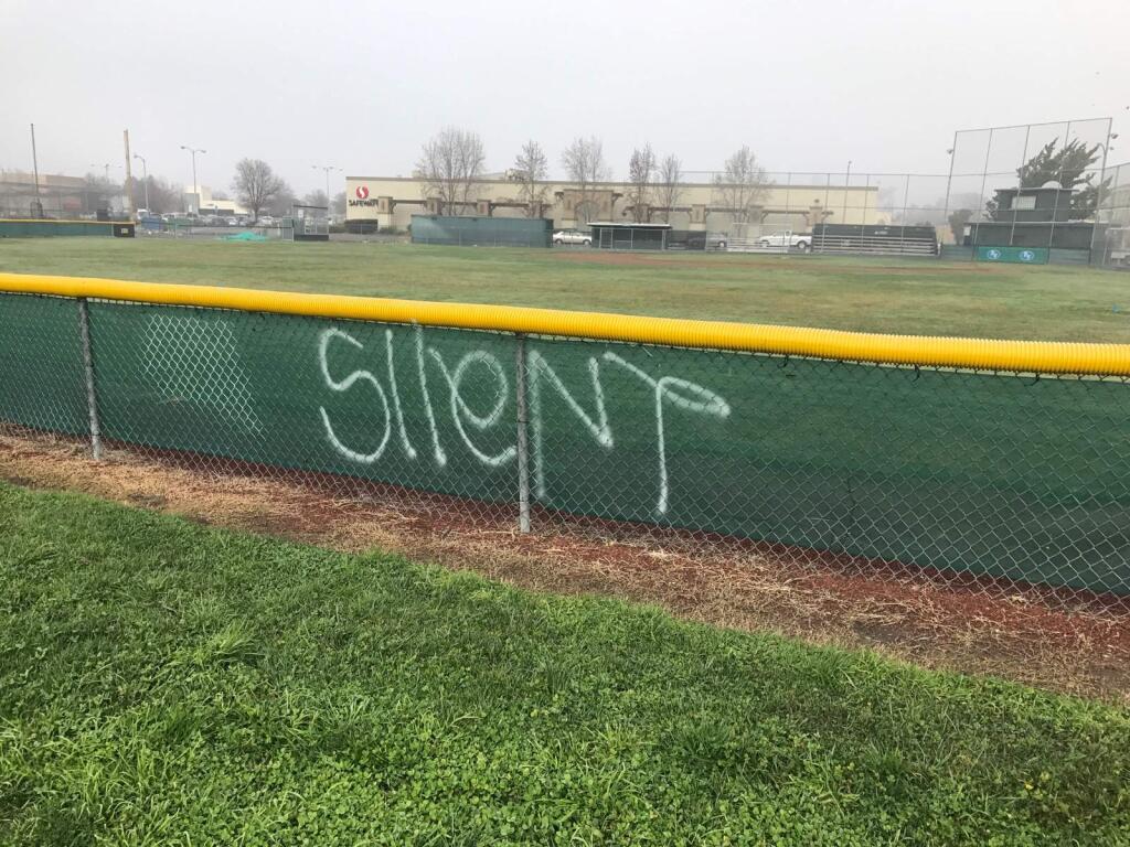 Police Friday released an image of graffiti found on the citys southeast side.