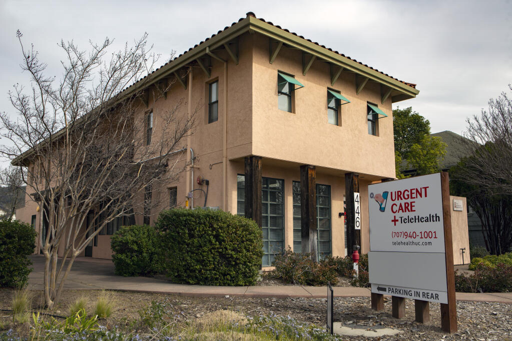The new Urgent Care and TeleHealth clinic at 446 W. Napa St. in Sonoma has had a soft opening, and plans to officially open on Thursday, Feb. 16, 2023.  (Robbi Pengelly/Index-Tribune)