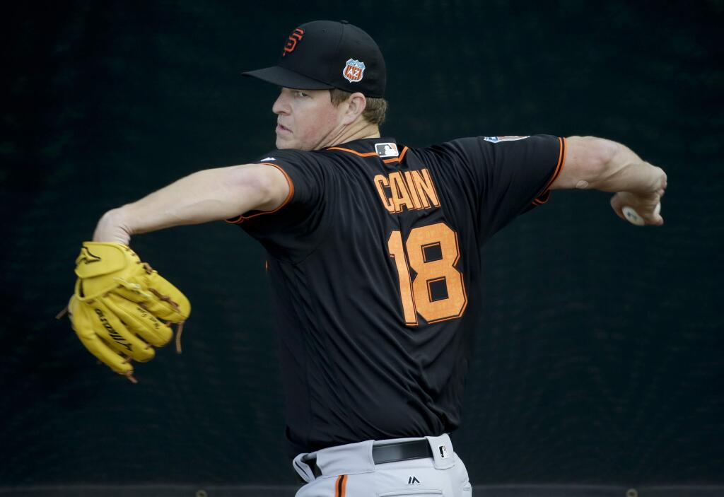 At $20,833,333, Matt Cain will be the highest-paid member of the Giants in 2016, according to figures published by Associated Press. (Chris Carlson / Associated Press)