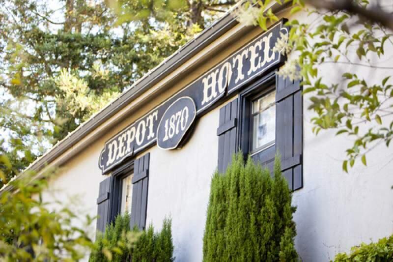 The Depot Hotel has operated as a restaurant since chef Michael Ghilarducci and his wife Gia took over in 1985.