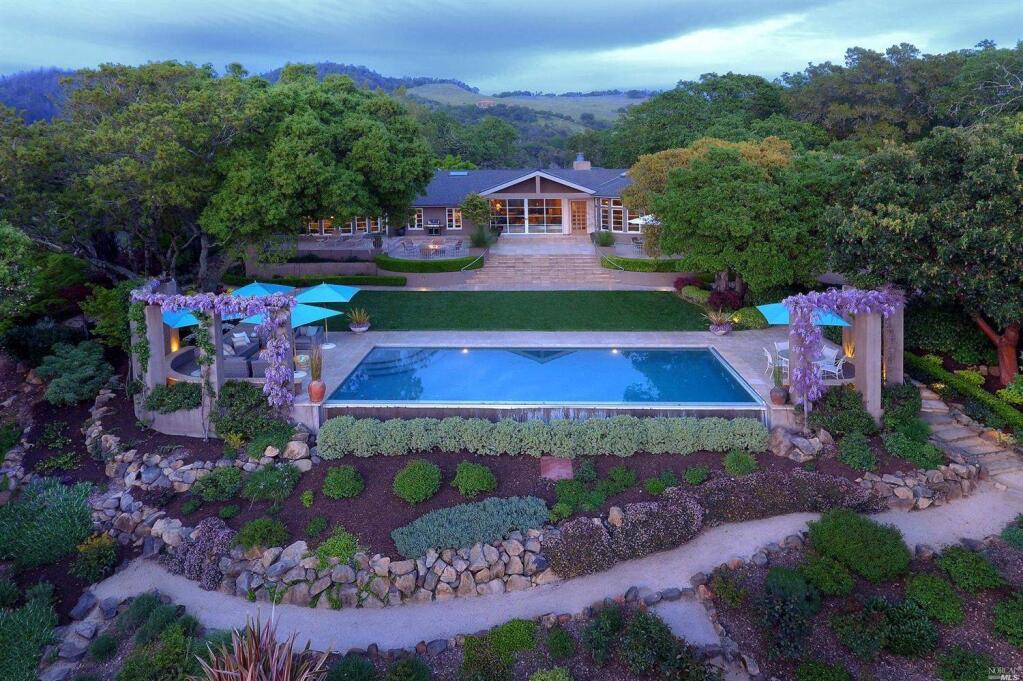 3475 Lovall Valley Road is a 4 bedroom, 6 bathroom, 22.3-acre estate on the market in Sonoma for $5,500,000. Property listed by Holly Bennett/Sotheby's International Realty, sothebyshomes.com, 707-935-2288. (Courtesy of BAREIS MLS)