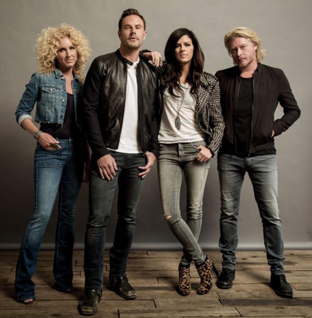 Little Big Town is an American country music group. Founded in 1998, the group has comprised the same four members since its founding: Karen Fairchild, Kimberly Schlapman, Jimi Westbrook, and Phillip Sweet. (UMG Nashville)