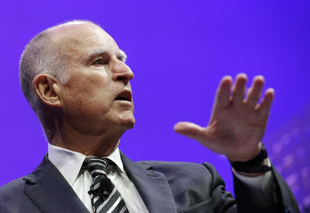 Gov. Jerry Brown signed an executive order Friday extending post-wildfire price gouging protections for Lake, Mendocino, Napa, Solano, and Sonoma counties through Dec. 4. (AP Photo/Jeff Chiu,File)