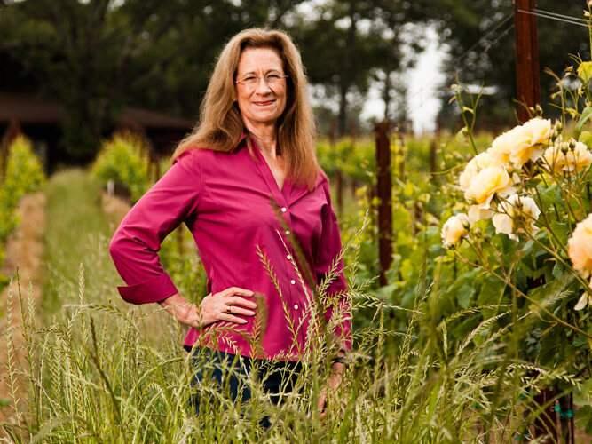 Merry Edwards, founder of Merry Edwards winery in Sonoma County's Russian River Valley (BEN MILLER PHOTOGRAPHY) 2010