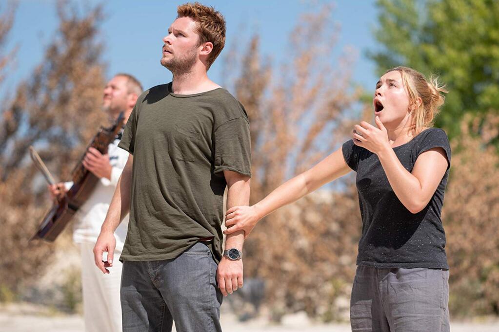 Jack Reynor and Florence Pugh in the film, 'Midsommar.' (Gabor Kotschy/A24/TNS)