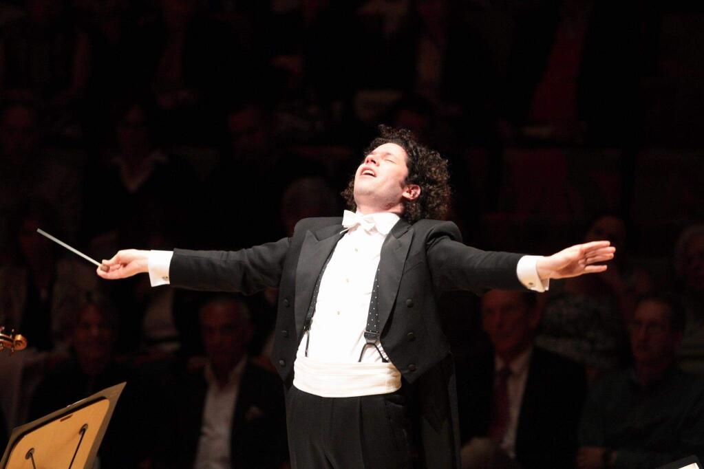 11 students have been invited to UC Berkeley this Saturday to take part in a day-long event with Gustavo Dudamel (shown above) and the Simon Bolivar Symphony Orchestra of Venezuela.