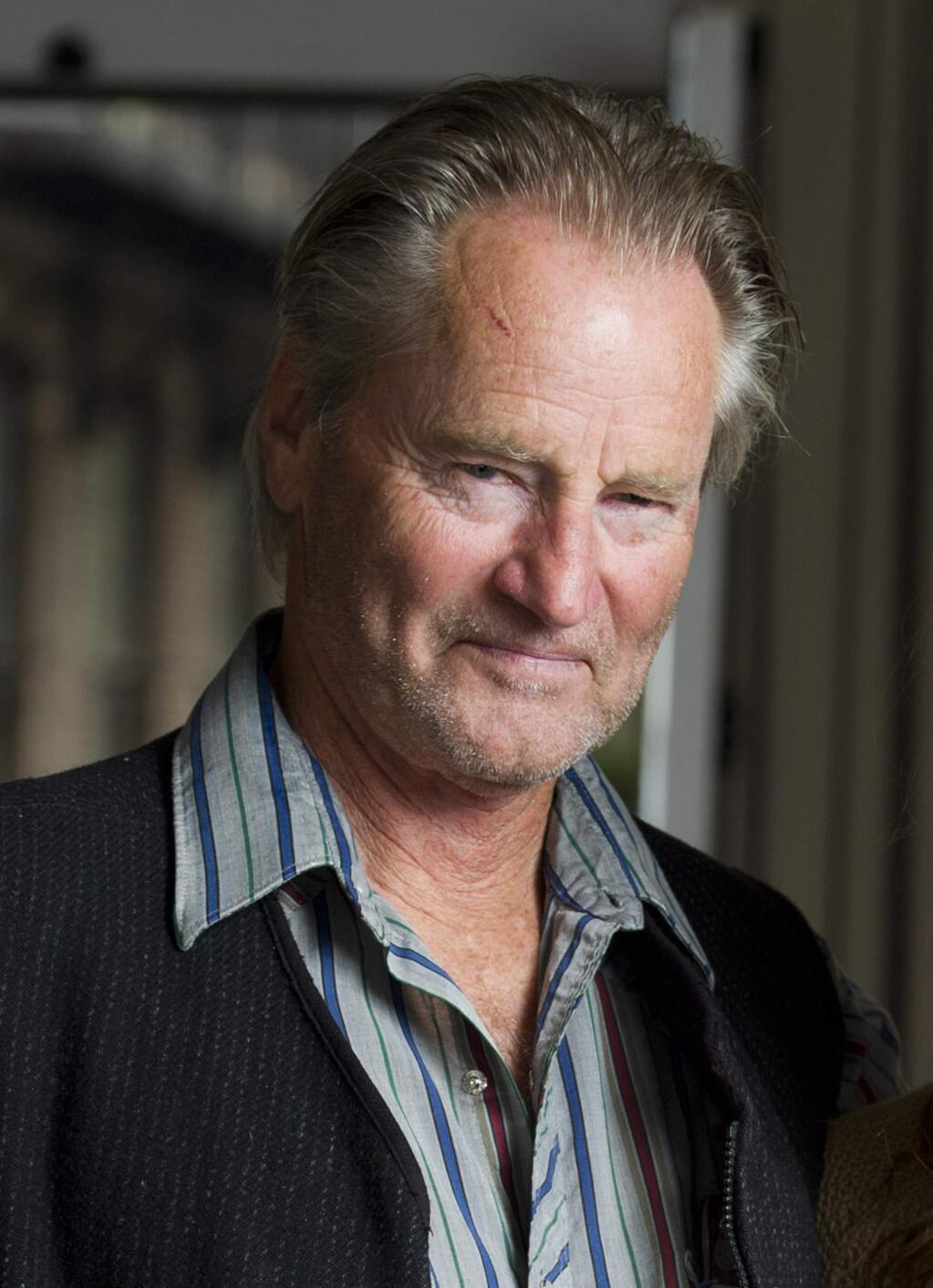 FILE - In this Sept. 29, 2011 file photo, actor Sam Shepard poses for a portrait in New York. Shepard, the Pulitzer Prize-winning playwright and Oscar-nominated actor, died of complications from ALS, Thursday, July 27, 2017, at his home in Kentucky. He was 73. (AP Photo/Charles Sykes, FIle)