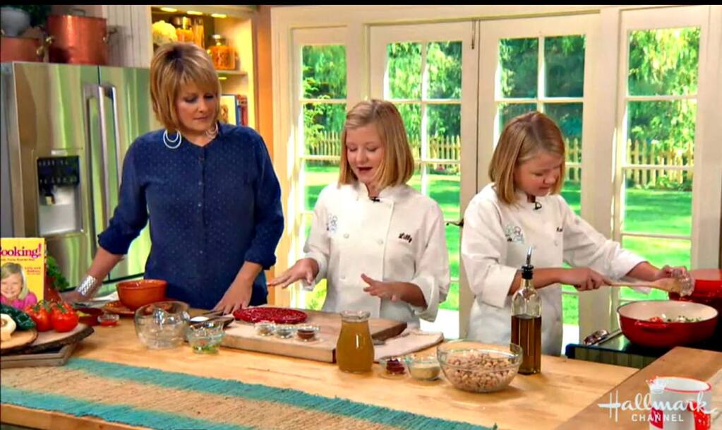 The Andrews sister make frequent cooking show appearances including a segment on theHallmark channel last month.