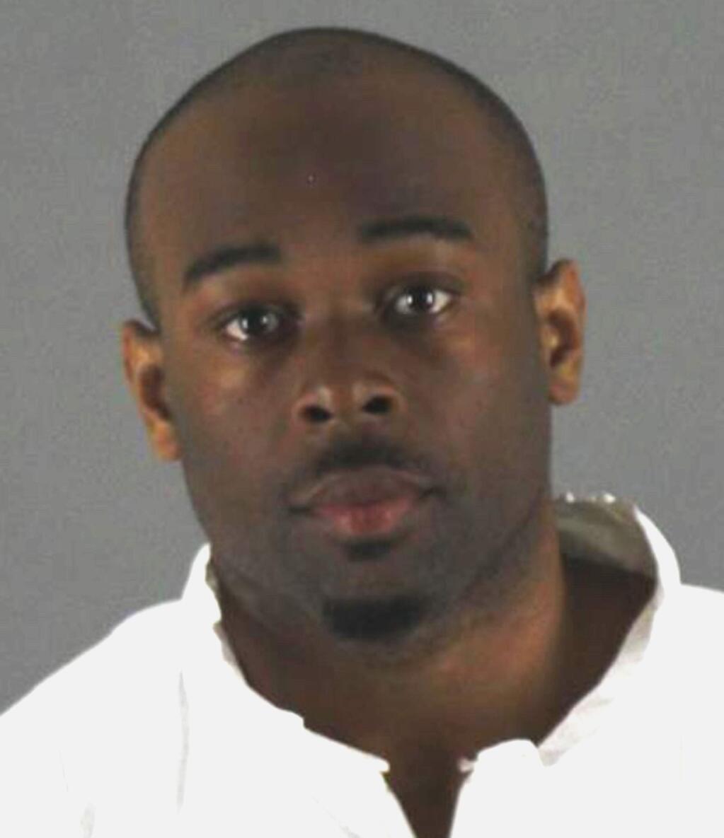 This undated photo provided by the Bloomington, Minn., Police Department, shows Emmanuel Aranda, who was arrested in connection with an incident at the Mall of America where a 5-year-old boy plummeted three floors Friday, April 12, 2019, after being pushed or thrown from a balcony. Aranda is expected to appear in court Tuesday, May 14, for a hearing. (Bloomington Police Department via AP)