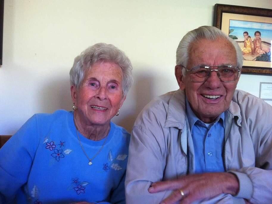 Former Santa Rosa Mayor John Downey, right, died Thursday, June 9, 2016. He was 91. (FAMILY PHOTO)