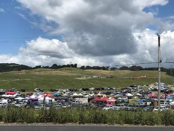 The NorCal bike race was staged at Five Springs Farm, the site of the upcoming Sonoma Mountain Music Festival, which open space advocates have opposed. COURTESY TERI SHORE