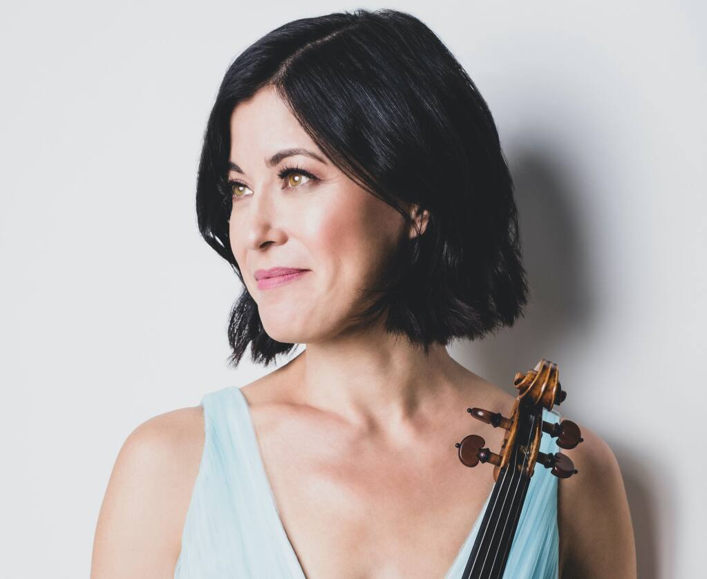 Violinist Jennifer Frautschi will perform Saint-Saens’ Violin Concerto in B minor during the Santa Rosa Symphony concerts. March 25-27, 2023. (Dario Acosta)
