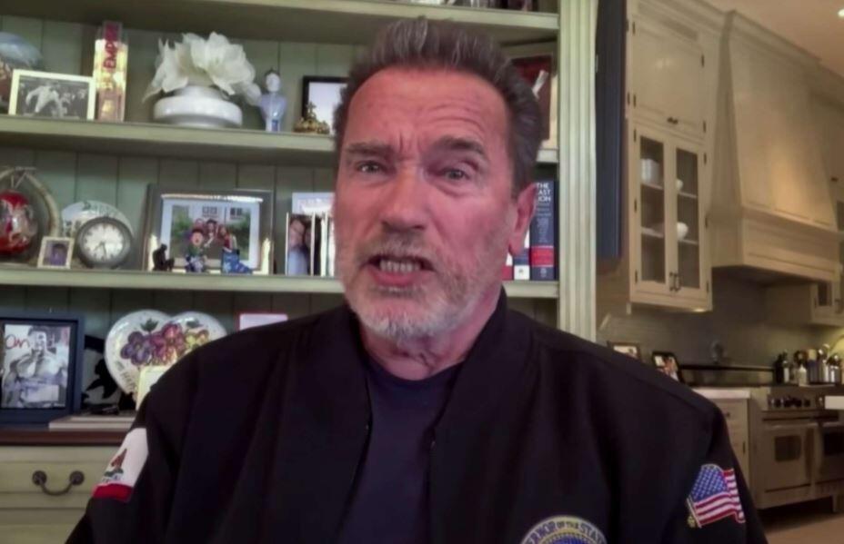Arnold Schwarzenegger on “Jimmy Kimmel Live.” (Jimmy Kimmel Live“ / YouTube)