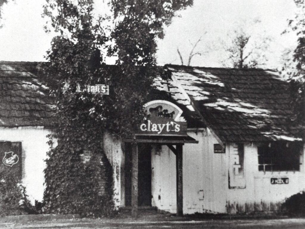 Clayt's, an iconic tavern on Santa Rosa Creek, began life as a tea room and is now Hank's restaurant. (Santa Rosa, A Twentieth Century Town)