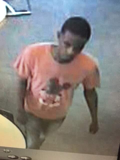A surveillance camera captured this image of a man suspected of stealing two iPhones from the AT&T store on Wednesday, Aug. 5, 2015. (Petaluma Police)
