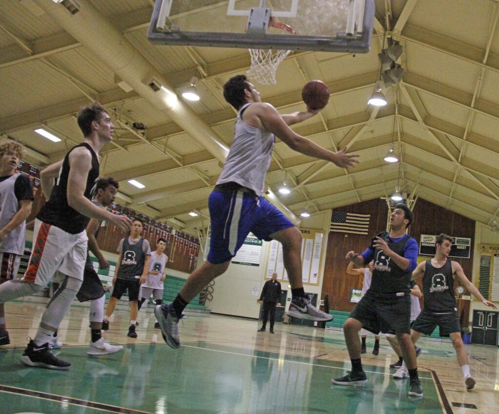 Bill Hoban/Index-TribuneThe Sonoma Valley High Dragon hoopsters have been practicing since Nov. 6, and have a scrimmage set for Saturday where they'll host Napa, and then they host Casa on Tuesday in the annual Foundation Game.