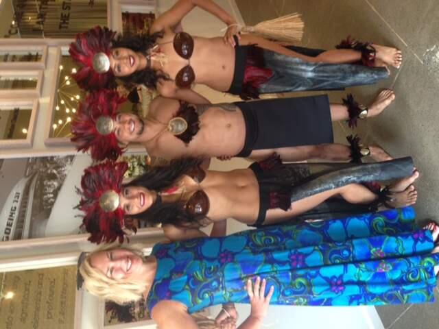 Jayme Powers and her pals from the Coco Tiki dance troupe shake it like they mean it at the Sigh anniversary party.