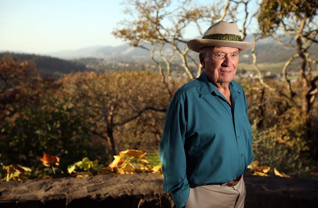 Henry Trione, who died in February, was instrumental in the creation of Annadel State Park. A proposal to rename the park in his honor was endorsed this week by the Sonoma County Board of Supervisors. (CHRISTOPHER CHUNG / The Press Democrat, 2011)