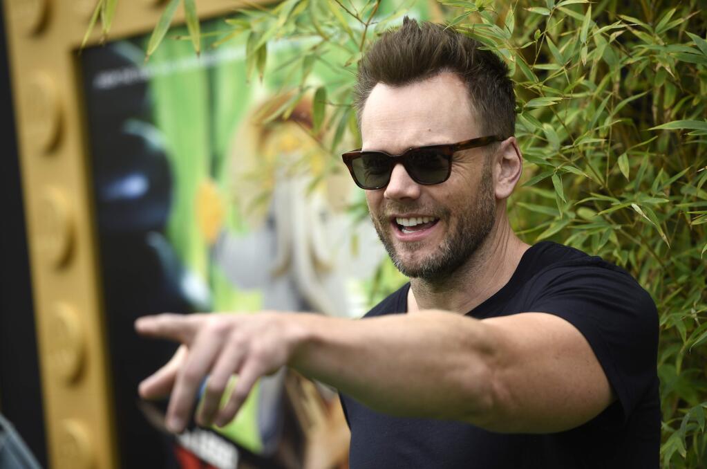 Joel McHale poses at the premiere of the film 'The LEGO Ninjago Movie' at the Regency Village Theatre Westwood on Saturday, Sept. 16, 2017, in Los Angeles. (Photo by Chris Pizzello/Invision/AP)