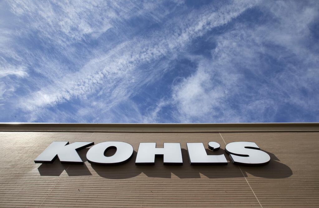 FILE -This May 11, 2017 file photo shows a Kohl's department store, in Doral, Fla. (AP Photo/Wilfredo Lee)