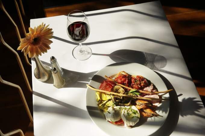 The Antipasti Della Casa Per Due is served at Cucina Paradiso in Petaluma on Wednesday, July 30, 2014.