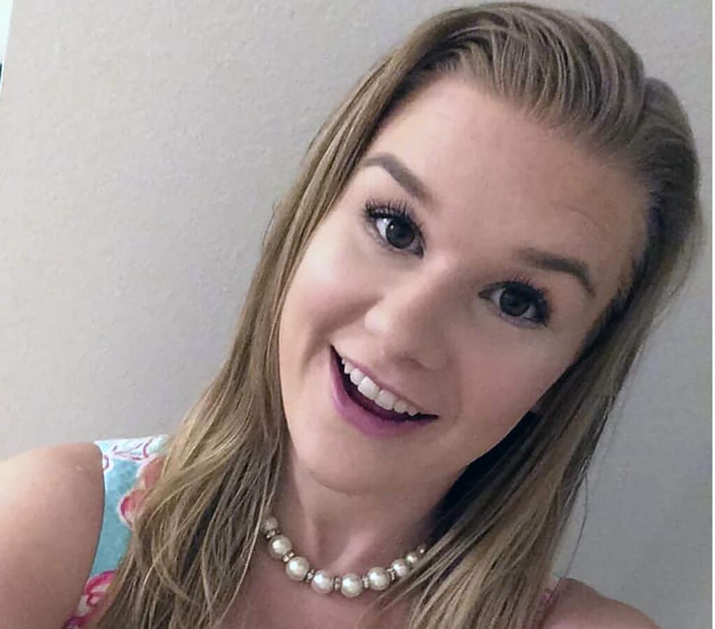 This undated photo taken from the Facebook page #FindMackenzieLueck shows Mackenzie Lueck, 23, a senior at the University of Utah, who was last seen a week ago. Police and friends are investigating the disappearance of the University of Utah student who hasn't been heard from since she flew back to Salt Lake City last Monday after visiting family in El Segundo, California. (#FindMackenzieLueck via AP)