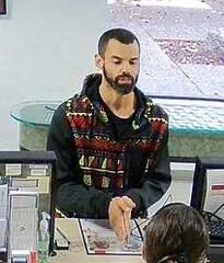 Rohnert Park police released this photo of a man suspected of robbing the Patelco Credit Union. (Rohnert Park Department of Public Safety)
