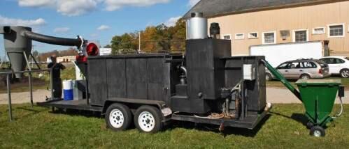 An 'Adam Retort' can produce up to 500 pounds of biochar per day from local wastewood.