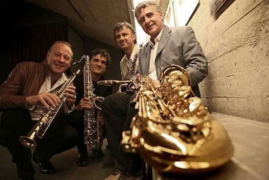 The Italian Saxophone Quartet will present its woodwinds up close and personal this Sunday at Vintage House.
