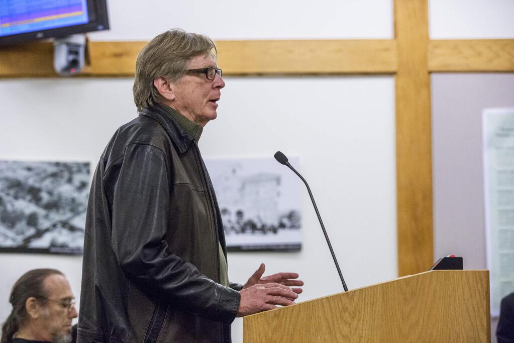 Jon Early at the City Council Meeting on Monday, Dec. 4. (Photo by Robbi Pengelly/Index-Tribune)