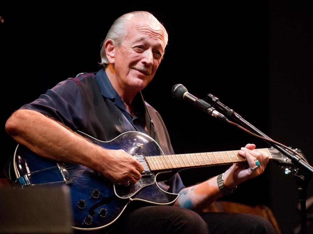Charlie Musselwhite performs at a Sonoma Country Day School event in 2014. Musselwhite, who lives near Healdsburg, is up for a Grammy. (PD FILE)