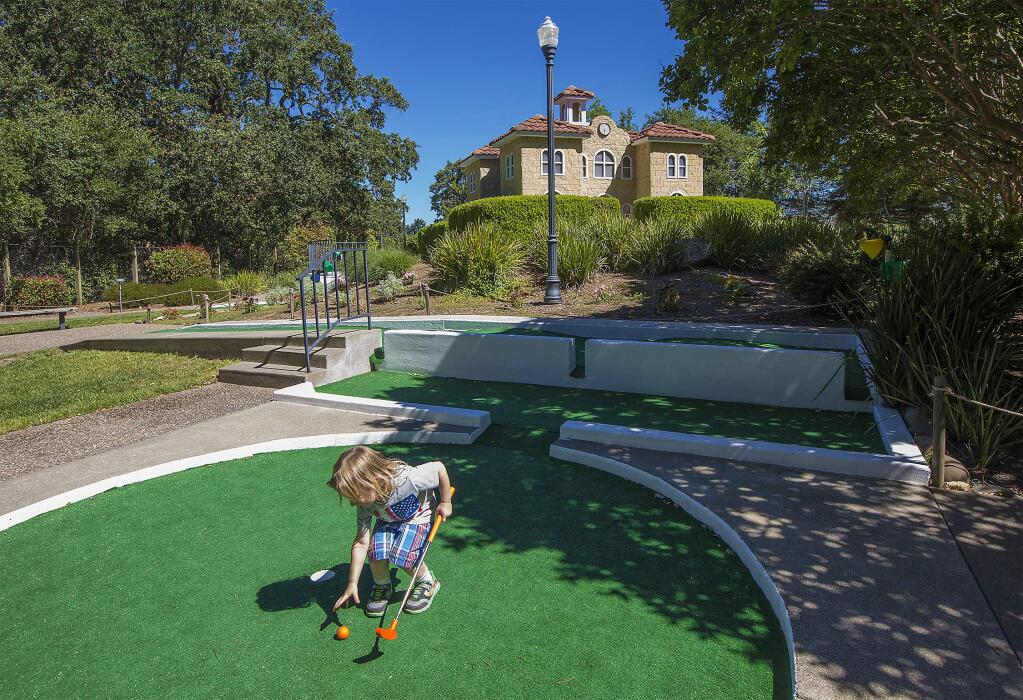 The mini golf course and arcade at Maxwell Park, closed since late October, has reopened under new ownership. (Photo by Robbi Pengelly/Index-Tribune)