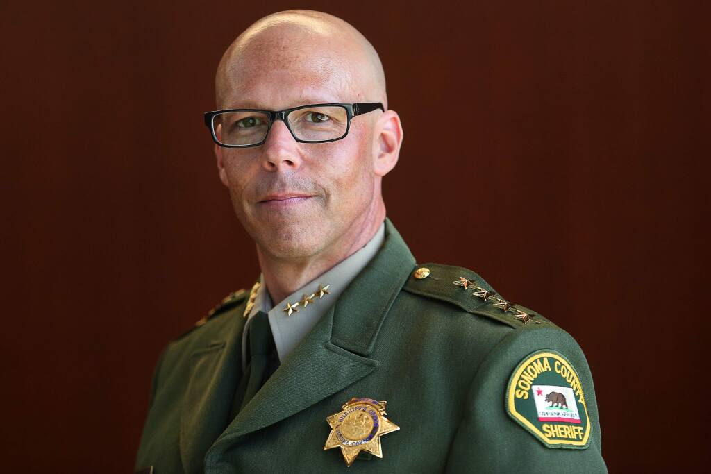 Sonoma County Sheriff Rob Giordano (Christopher Chung/ The Press Democrat)