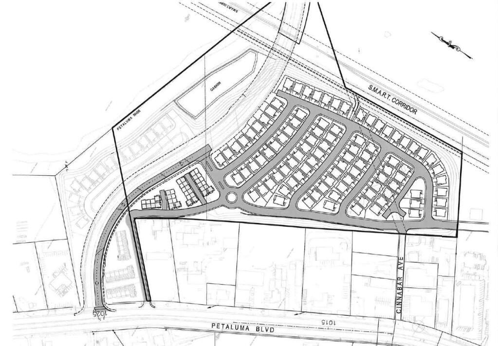 This conceptual design shows a potential Warmington Residential development along the future Rainier Avenue extension. WARMINGTON RESIDENTIAL